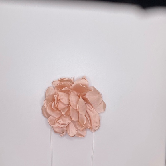 Boho Pink Flower Choker Necklace Rose Sexy Flower Collar Choker Date Night - Picture 10 of 10